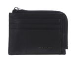 PIQUADRO Ronnie Zipper Coin Pouch RFID Black PIQUADRO Ronnie Zipper Coin Pouch RFID Black