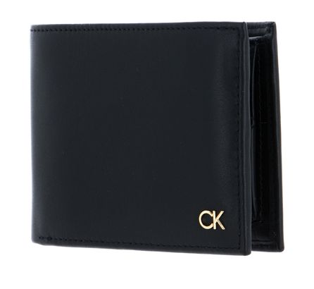 Calvin Klein CK Icon Trifold 10CC W / Coin Wallet CK Black