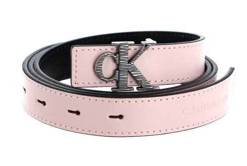 Calvin Klein CKJ Monogram Hardware Belt 25MM W65 Pink Blush