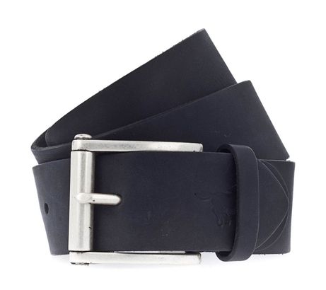 MUSTANG Leather Belt 4.5 W115 Black - kürzbar