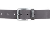 MUSTANG Men Leather Belt W85 Darkgrey