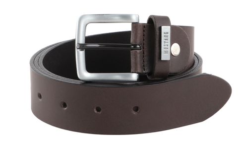 MUSTANG Men Leather Belt W105 Darkbrown