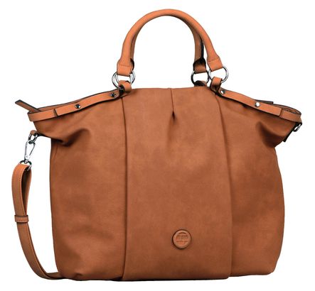 TOM TAILOR Melany Zip Shopper L Cognac