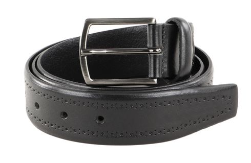 Vanzetti Leather Belt W105 Black - kürzbar Vanzetti Leather Belt W105 Black - kürzbar