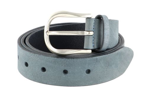 Vanzetti Genuine Beauty 35mm Full Leather Belt W90 Petrol Green