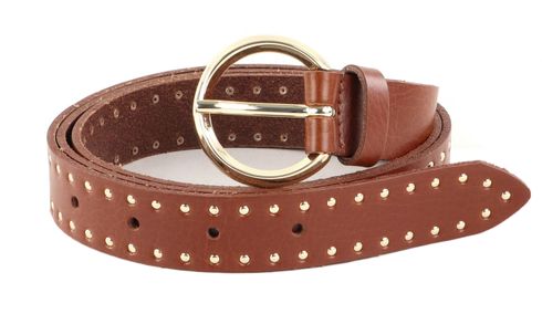 Vanzetti Slim Belt W65 Cognac
