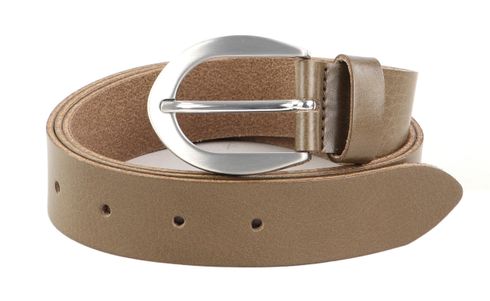 Vanzetti Neon Booster 30mm Full Leather Belt W85 Taupe Dark