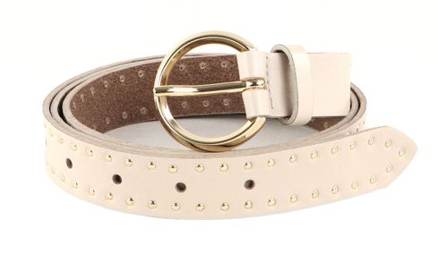 Vanzetti Slim Belt W105 Cream
