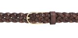 Vanzetti Braided Women's Belt W85 Darkbrown Vanzetti Braided Women's Belt W85 Darkbrown