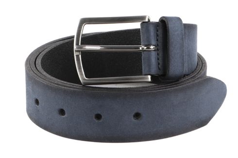 Vanzetti 35mm Leather Belt W85 Navy