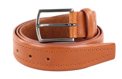 Vanzetti Leather Belt W90 Cognac - kürzbar