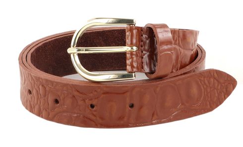Vanzetti Slim Belt W75 Cognac