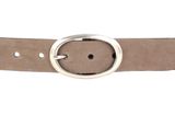 Vanzetti Classics 35mm Full Leather Belt W75 Grey Taupe
