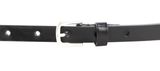 Vanzetti 15mm Leather Belt W70 Black Vanzetti 15mm Leather Belt W70 Black