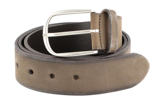 Vanzetti Denim Love 40mm Full Leather Belt W80 Dark Olive