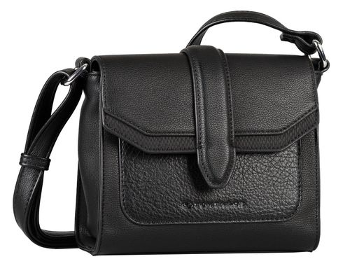 TOM TAILOR Amely Flap Bag S Mixed Black