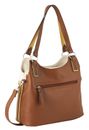 TOM TAILOR Jule Zip Shopper L Mixed Cognac