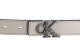 Calvin Klein CKJ Monogram Hardware Belt 25MM W65 Eggshell Calvin Klein CKJ Monogram Hardware Belt 25MM W65 Eggshell