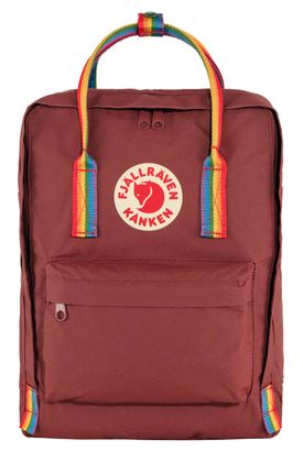 Fjällräven Kånken Rainbow Ox Red - Rainbow Pattern