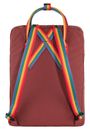 Fjällräven Kånken Rainbow Ox Red - Rainbow Pattern