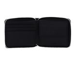 LACOSTE The Blend Compact Zip Wallet S Monogram Noir Gris