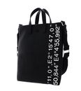 LACOSTE S Shopping Bag Noir Blanc