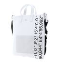 LACOSTE S Shopping Bag Blanc Noir