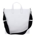 LACOSTE S Shopping Bag Blanc Noir