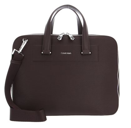 Calvin Klein Minimalism Slim Laptop Bag Chester Brown