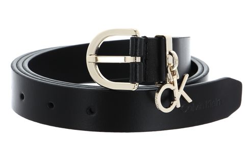 Calvin Klein Re-Lock 25MM Charm Belt CK Black