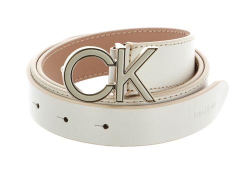 Calvin Klein Re-Lock Safe CK 3CM Belt W115 Ecru