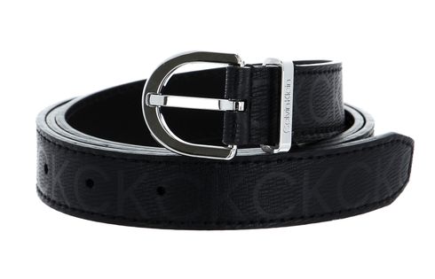 Calvin Klein CK Must Round Belt 25MM Epi Mono W70 Black Mono