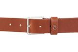 Calvin Klein Formal Leather Belt 3.5CM W80 Cognac