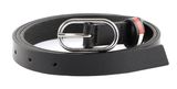 TOMMY HILFIGER TJW Oval 2.0 Belt W80 Black TOMMY HILFIGER TJW Oval 2.0 Belt W80 Black