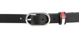 TOMMY HILFIGER TJW Oval 2.0 Belt W100 Black TOMMY HILFIGER TJW Oval 2.0 Belt W100 Black