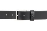 Calvin Klein Formal Leather Belt 3.5CM W115 Black Calvin Klein Formal Leather Belt 3.5CM W115 Black