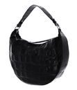 abro Leather Primitivo Hobo Bag Lulu S Black / Nickel abro Leather Primitivo Hobo Bag Lulu S Black / Nickel