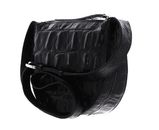 abro Leather Primitivo Lulu Crossbody Bag Small Black / Nickel