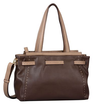 Gabor Anna Zip Shopper M Dark Brown