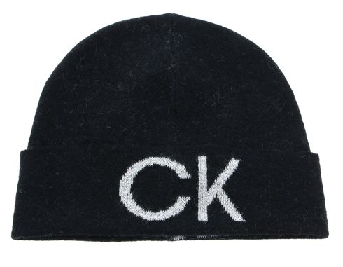 Calvin Klein Elevated Monogramm Beanie CK Black