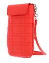Calvin Klein Re-Lock Quilt Phone Pouch Deep Orange