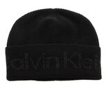 Calvin Klein Signature Branding Beanie CK Black Calvin Klein Signature Branding Beanie CK Black