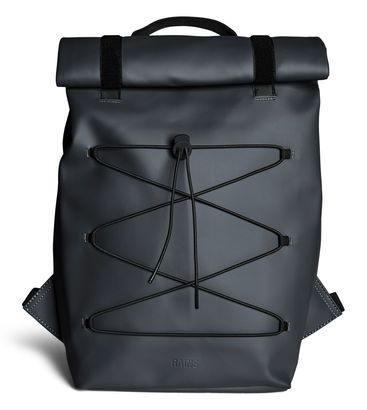 RAINS Rolltop Backpack Slate