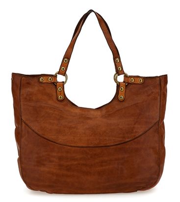 CAMPOMAGGI Large Shopping Bag L Cognac