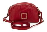 CAMPOMAGGI Half Moon Crossbody Bag Rosso