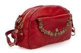 CAMPOMAGGI Half Moon Crossbody Bag Rosso