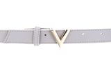 VALENTINO Divina Belt W120 Ghiaccio / Oro - kürzbar