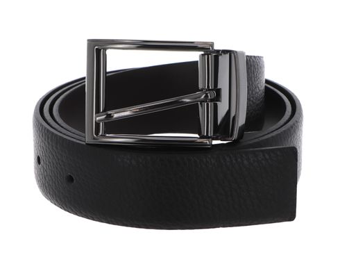 VALENTINO Bairone Classic Belt W110 Nero / Moro - kürzbar