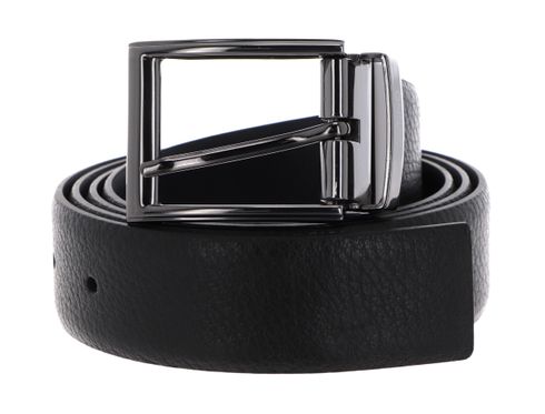 VALENTINO Bairone Classic Belt W125 Nero / Blu - kürzbar VALENTINO Bairone Classic Belt W125 Nero / Blu - kürzbar