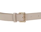 VALENTINO Emma Winter Belt W130 Ecru / Oro - kürzbar